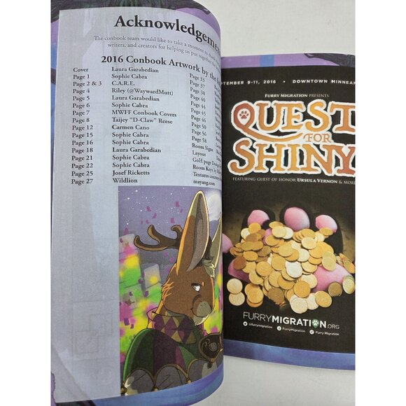 Furry Fiesta Furry Con Night on the Bayou 2016 Event Program - Picture 8 of 9